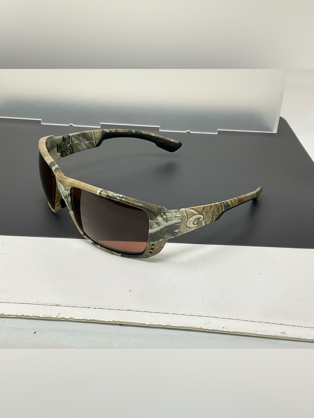 Costa Double Haul DH 23 Camo Sunglasses frame only - scratched lenses